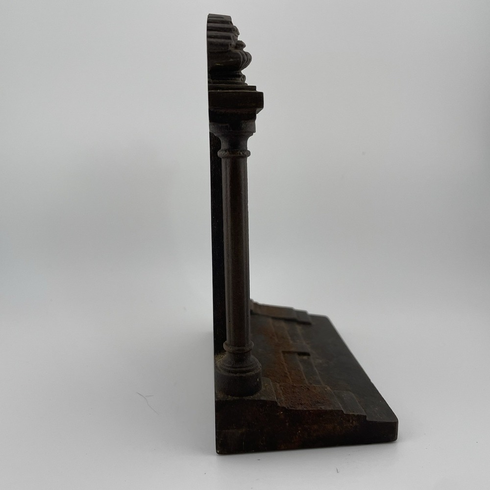 Bradley & Hubbard Antique Bookend Thanatopsis Cast Metal Classical Library Decor - Picture 5 of 11